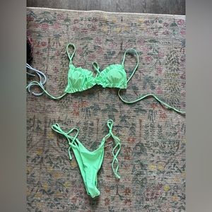 Green shein bathing suit
